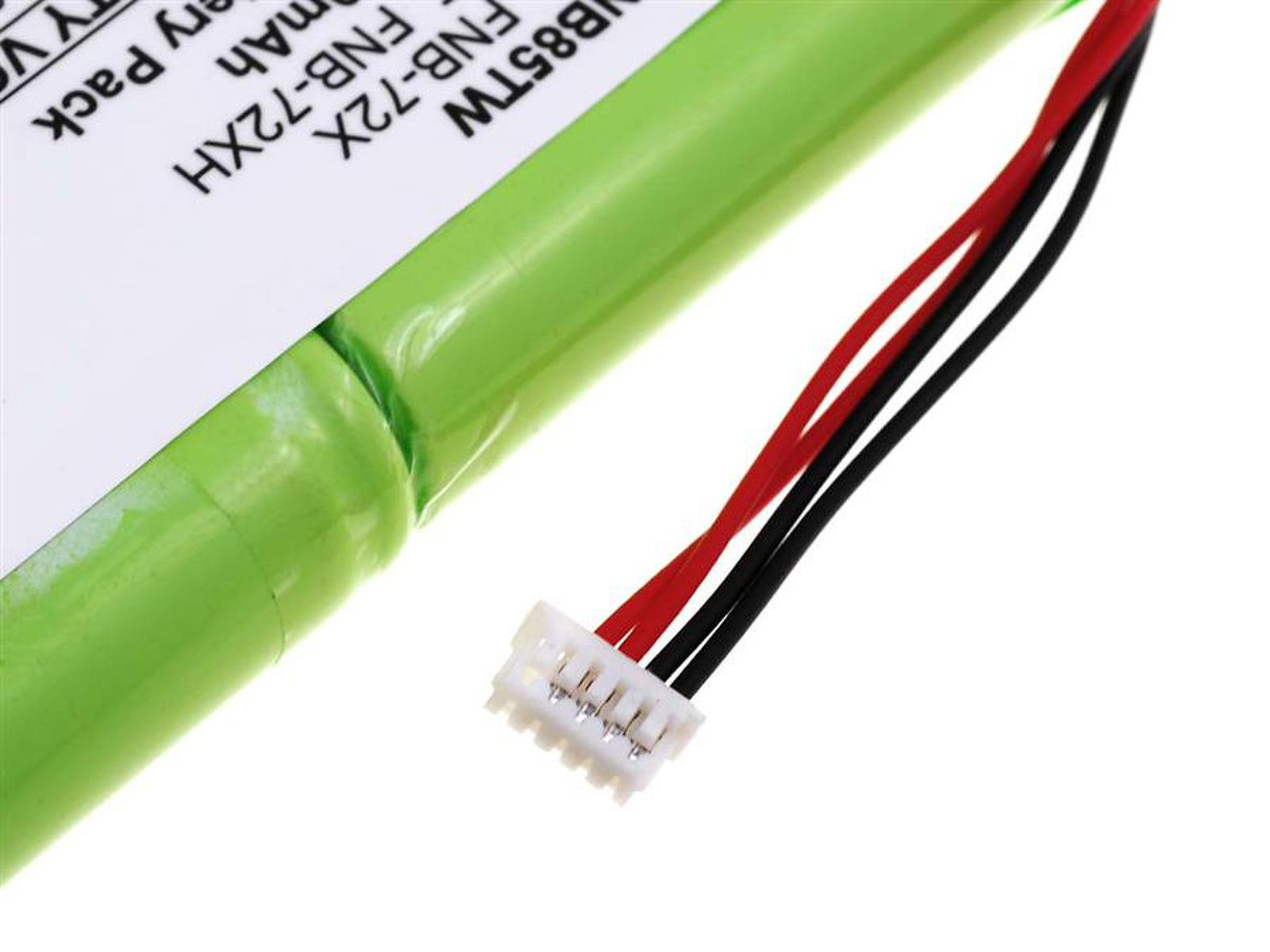 1500mAh NiMH für Yaesu Volt, POWERY FNB-72xe Akku Akku, Typ 9.6