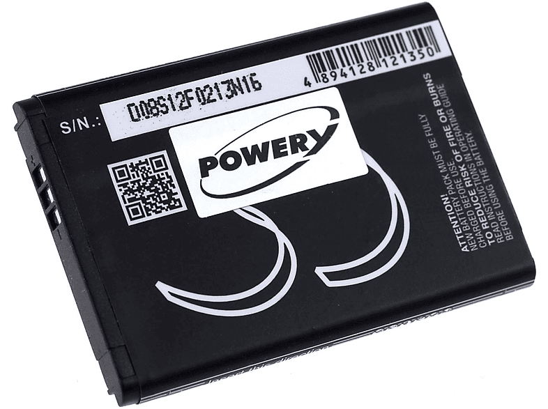 POWERY Akku 900mAh für 3.7 61298RX Li-Ion Volt, Akku, steelseries