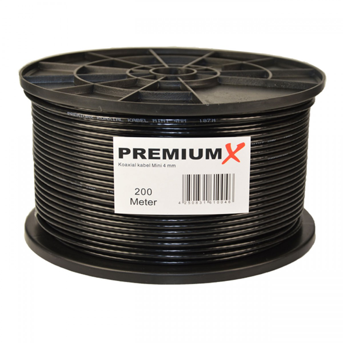 schwarz PREMIUMX PX-Kabel Antennenkabel MINI-200m