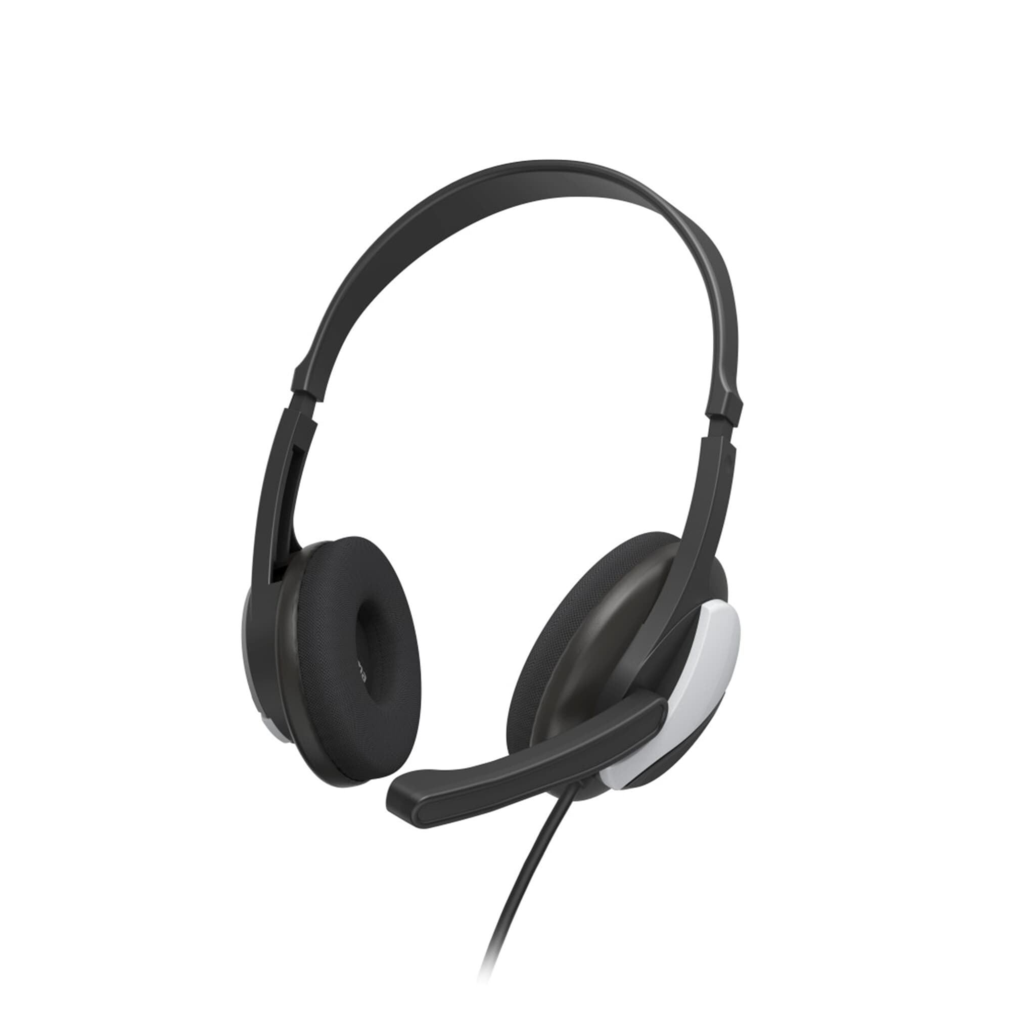 HAMA HS-P100 V2, On-ear Headset Schwarz/Silber