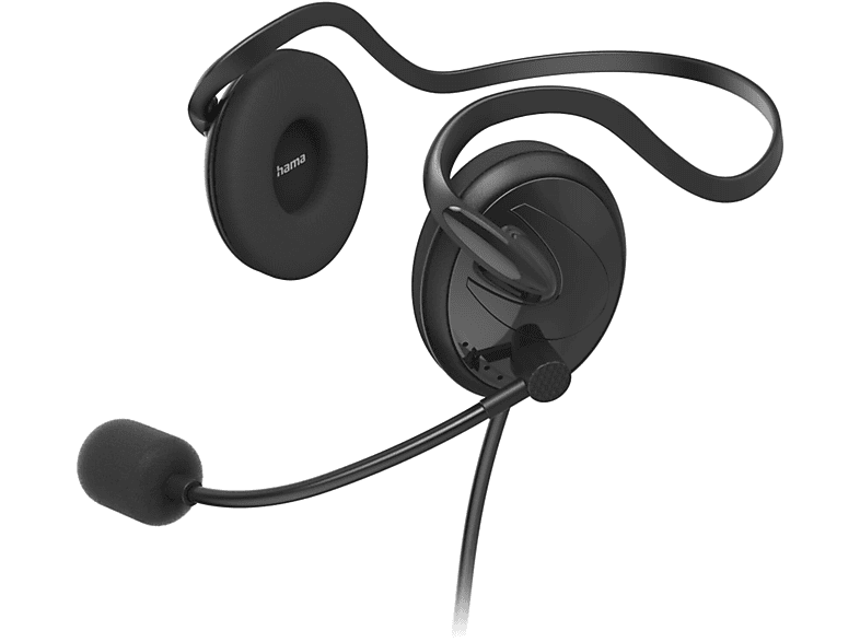 V2, HAMA Headset On-ear Schwarz NHS-P100