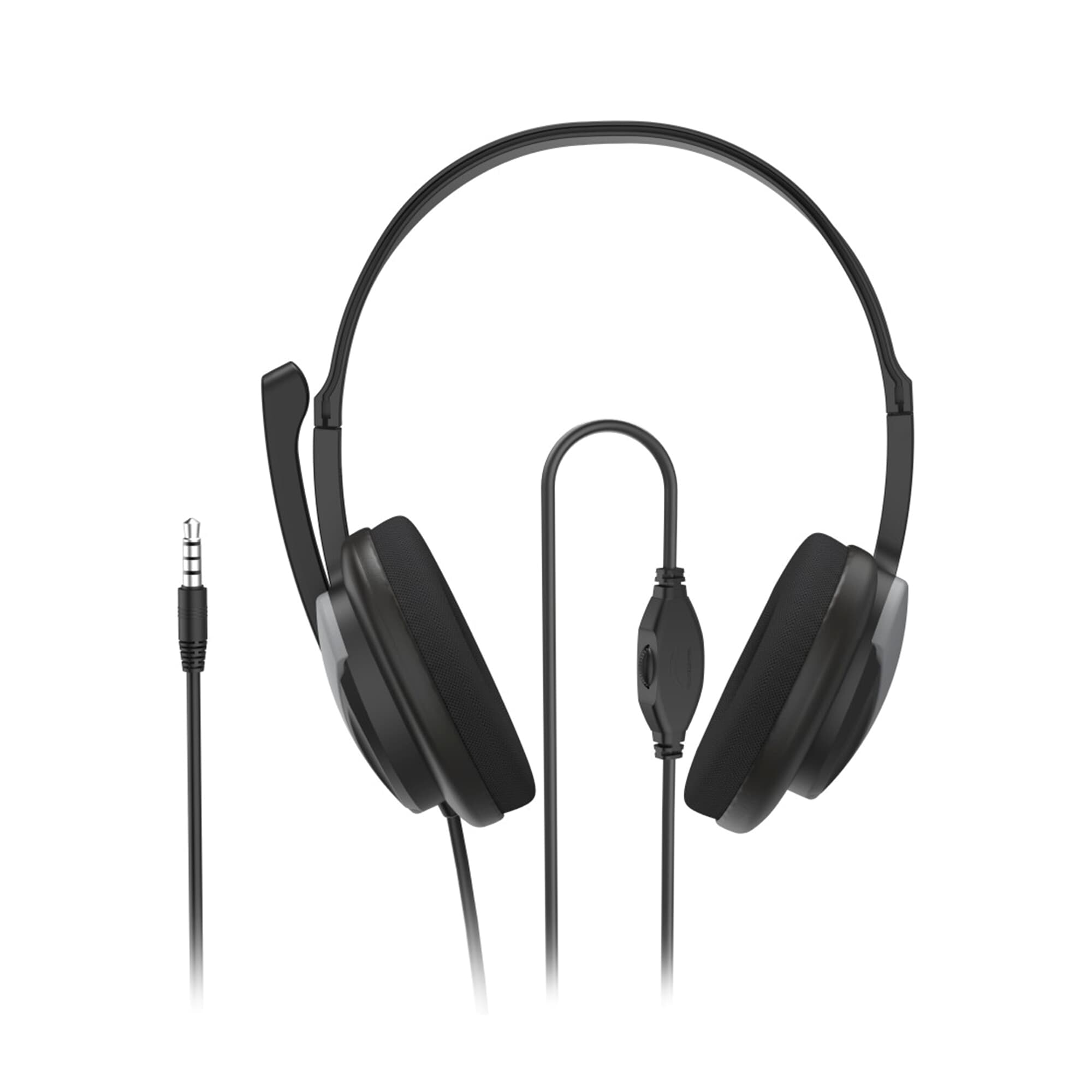 Schwarz/Silber HS-P100 Headset V2, HAMA On-ear