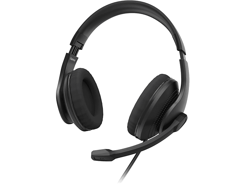 HAMA HS-USB300 V2, Over-ear Schwarz Headset