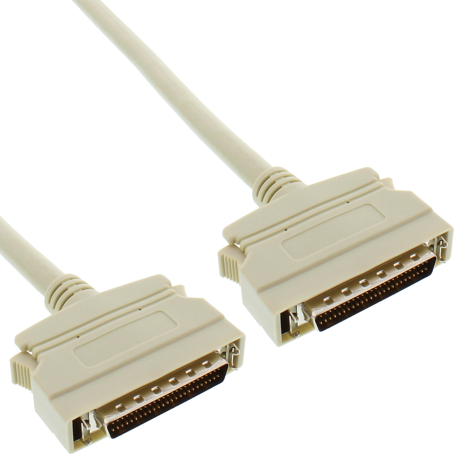 D SCSI, INLINE mini Stecker m II / Kabel, SCSI Sub 1 1m InLine® 50pol Kabel, Stecker,