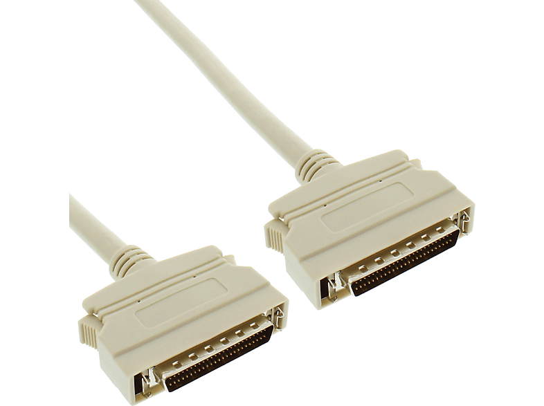 INLINE InLine® SCSI II Kabel, 50pol mini Sub D Stecker / Stecker, 2m Kabel, SCSI, 2 m