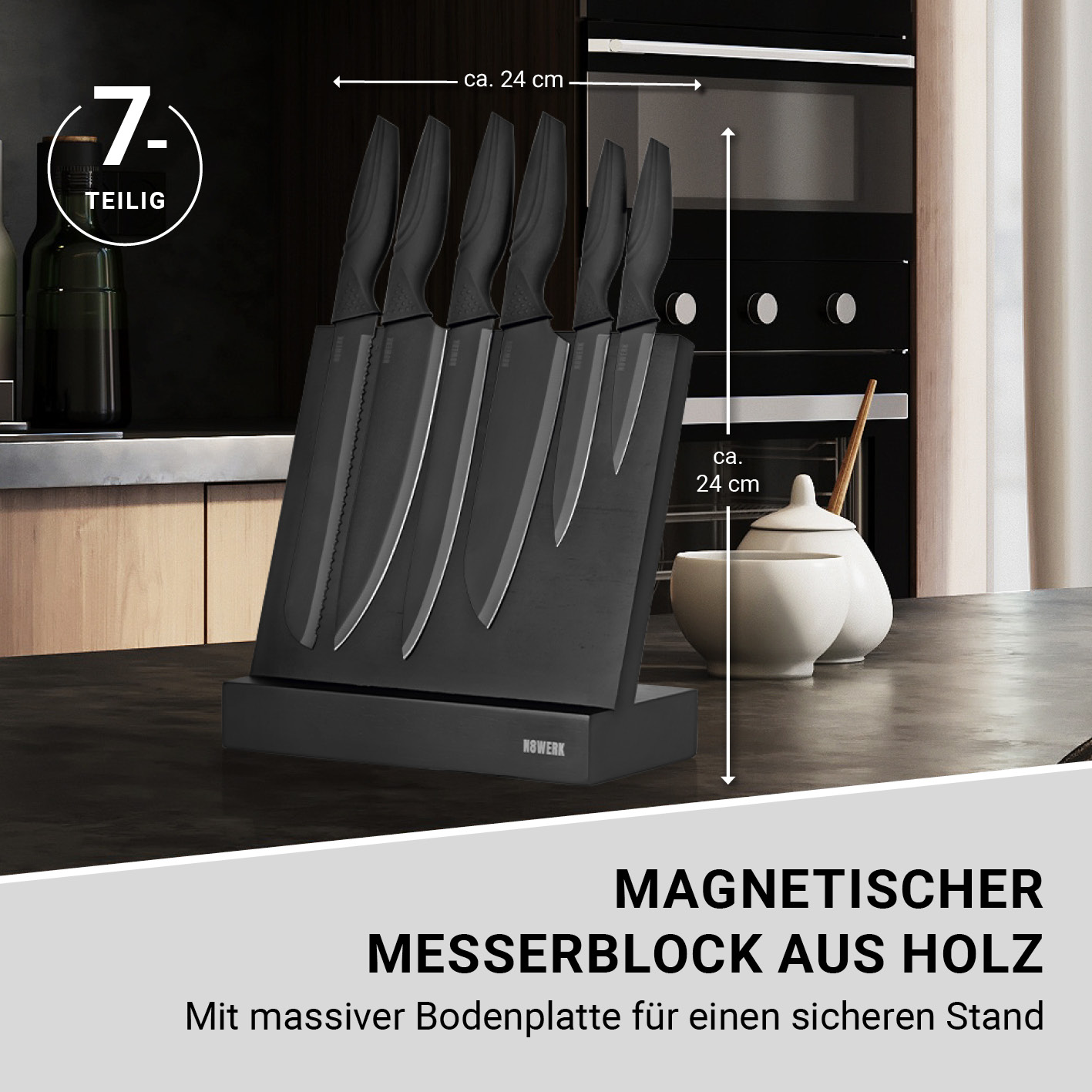 02225 N8WERK Messerset Messerblock &