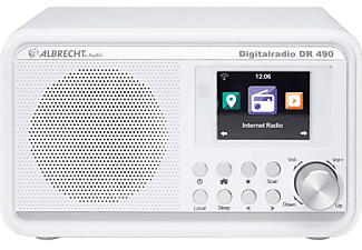 ALBRECHT DR 490 DAB+ Digitalradio Multifunktionsradio, DAB+, FM, DAB+, DAB, FM, AM, weiß