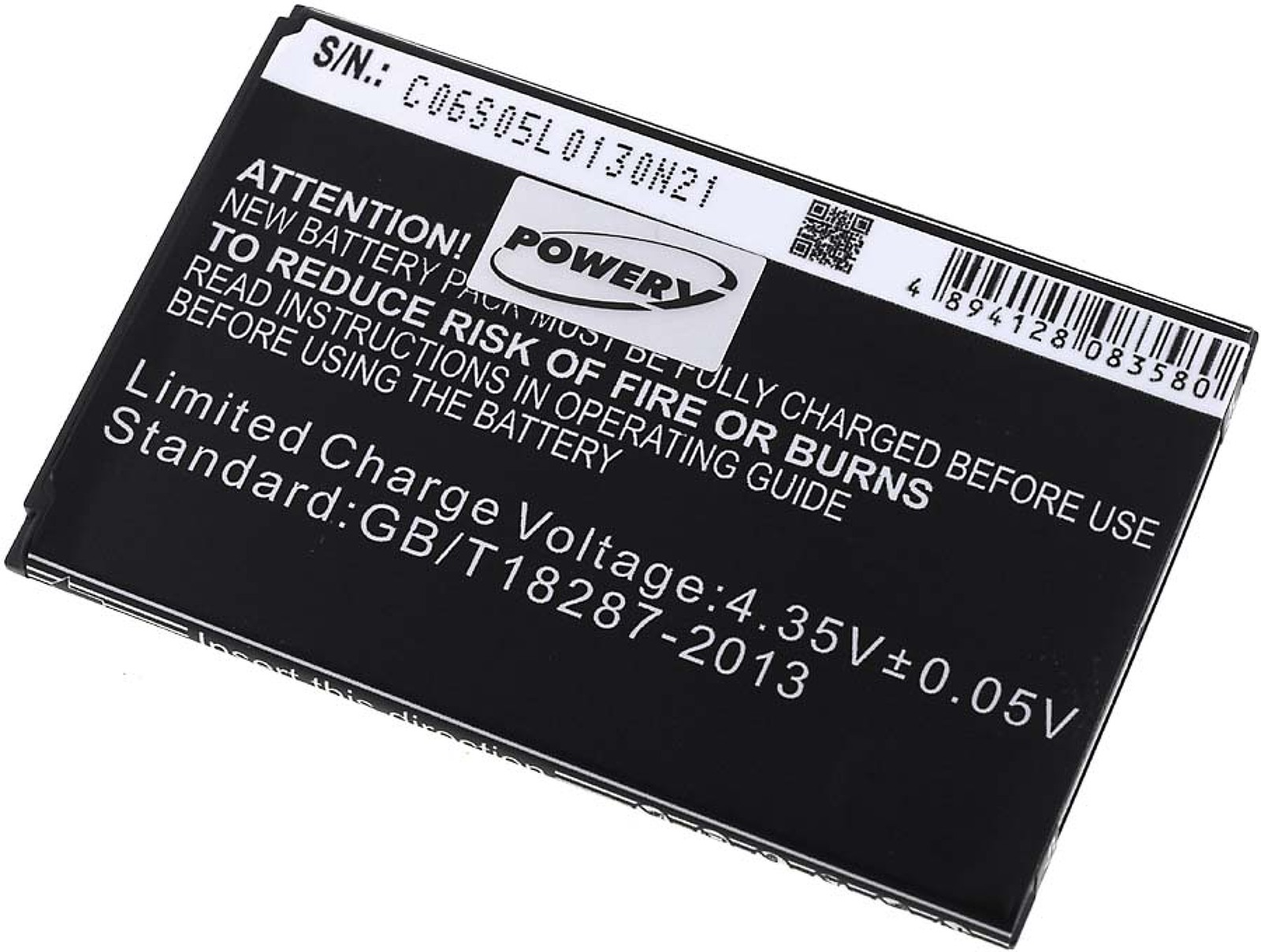 Samsung POWERY Akku, Volt, 3.8 für Akku 1800mAh SM-N750S Li-Ion