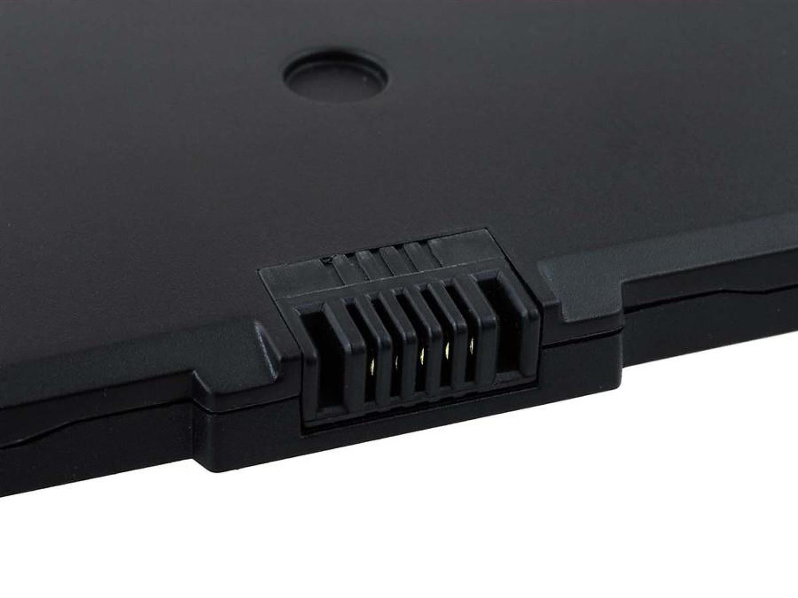 Primer plano del conector de la batería con pines. El conector es negro.