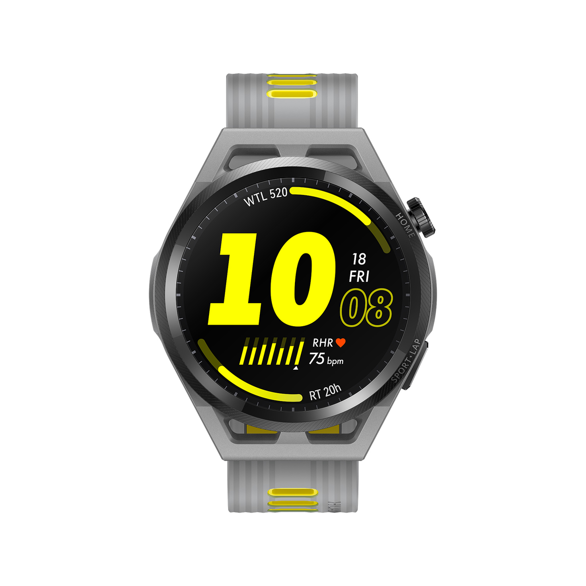 grau mm, GT HUAWEI Smartwatch Fiber Polymer Watch Silikon, 140-210 Runner