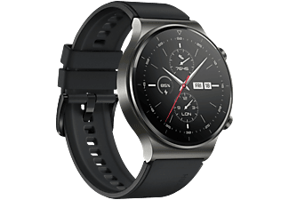 HUAWEI Watch GT 2 Pro Smartwatch Silikonarmband, schwarz