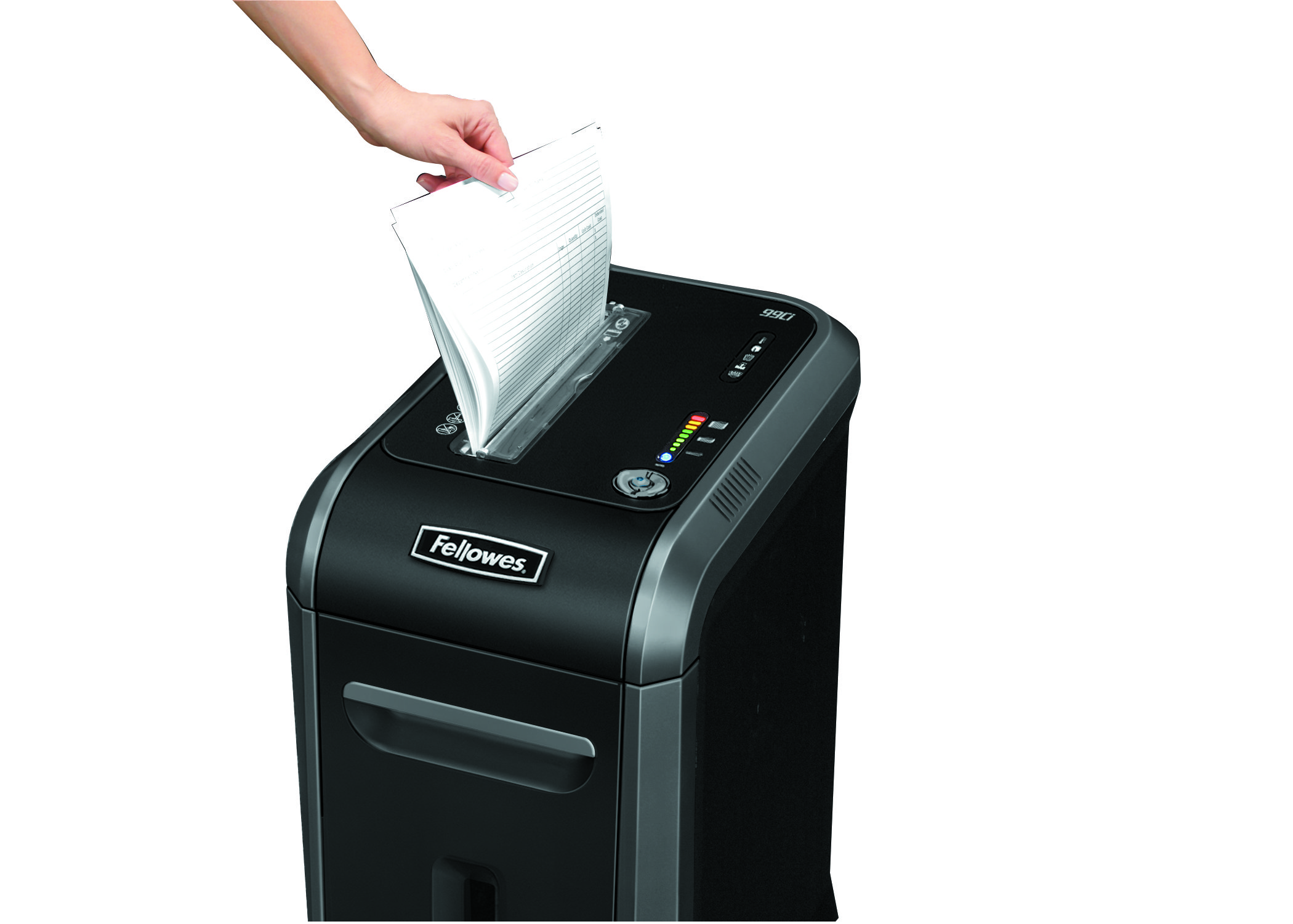 FELLOWES Powershred Aktenvernichter, schwarz 99Ci