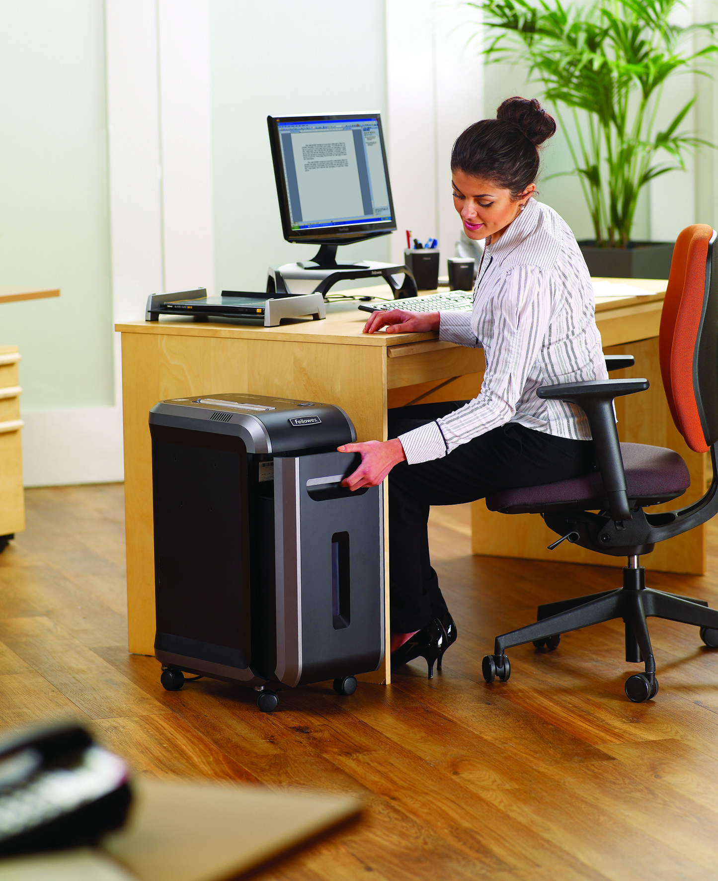 FELLOWES 99Ci Powershred schwarz Aktenvernichter,