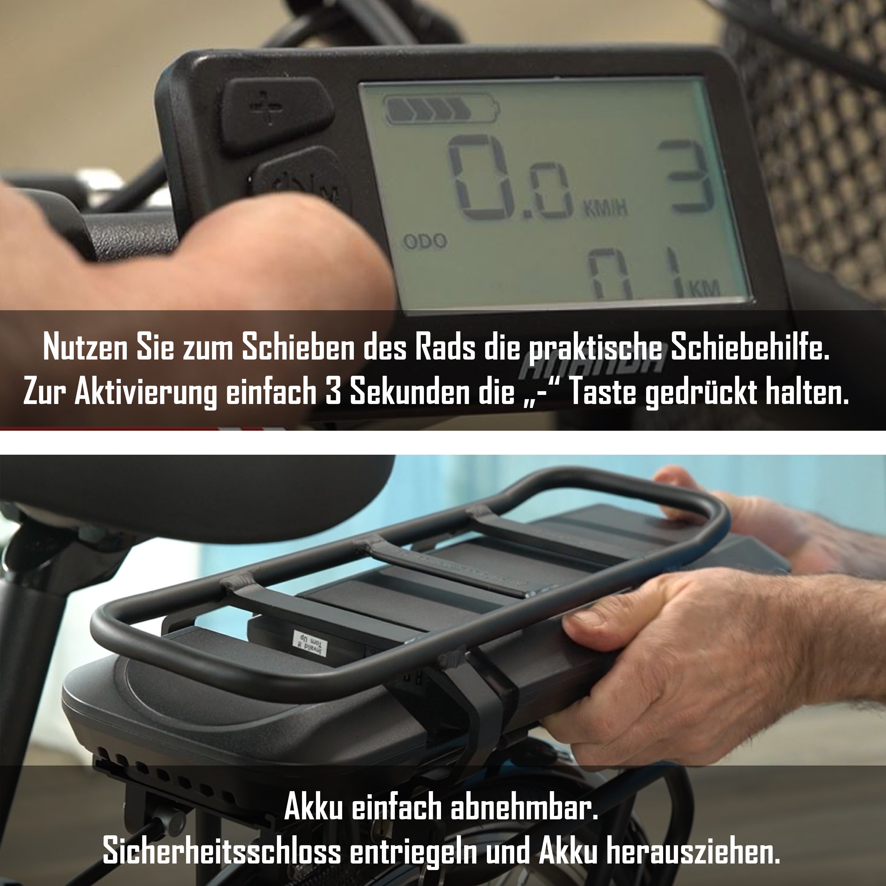 TELEFUNKEN Kompakt Kompakt-/Faltrad 10,4, Unisex-Rad, F810 (Laufradgröße: 20 Zoll, Anthrazit)