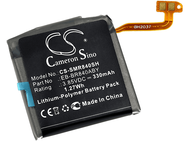 SM-R840 Samsung POWERY für Li-Polymer Volt, Akku, 330mAh Akku 3.85