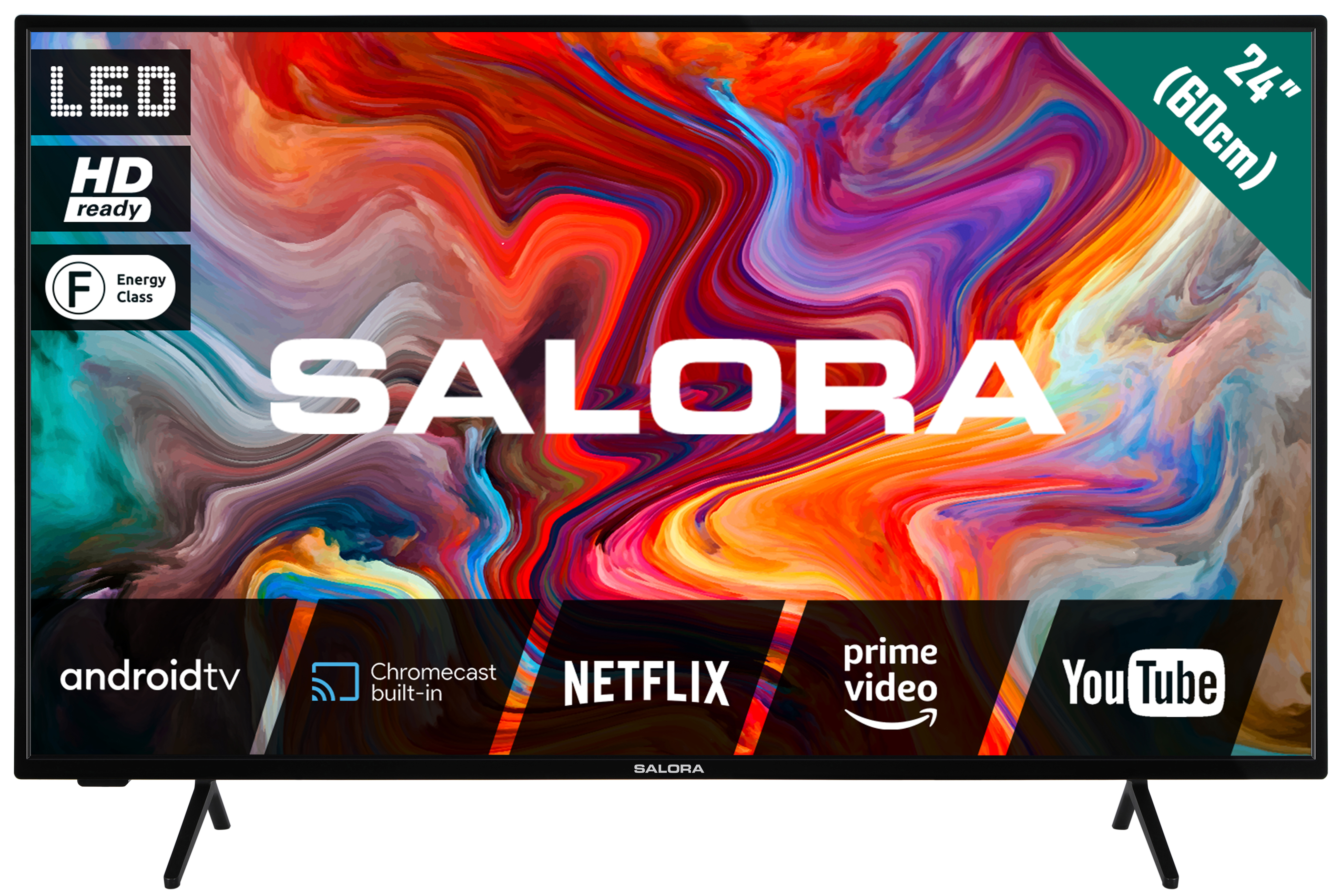 SALORA Salora SMART24TV Smart – 24 / Zoll HD SMART cm, TV, TV 2022 – – Ready – 24 (Flat, Android) Zoll SMART24TV HD-ready, 61