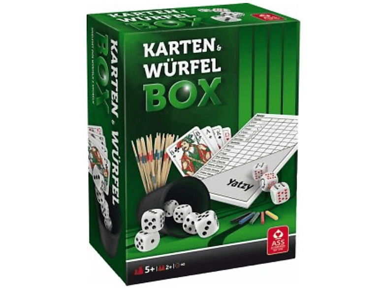 und Gesellschaftsspiel ALTENBURGER Würfel- ASS Kartenbox