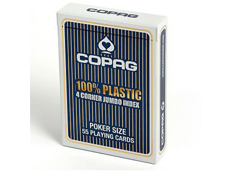 ASS ALTENBURGER COPAG® Gesellschaftsspiel blau Poker Index Jumbo Plastik
