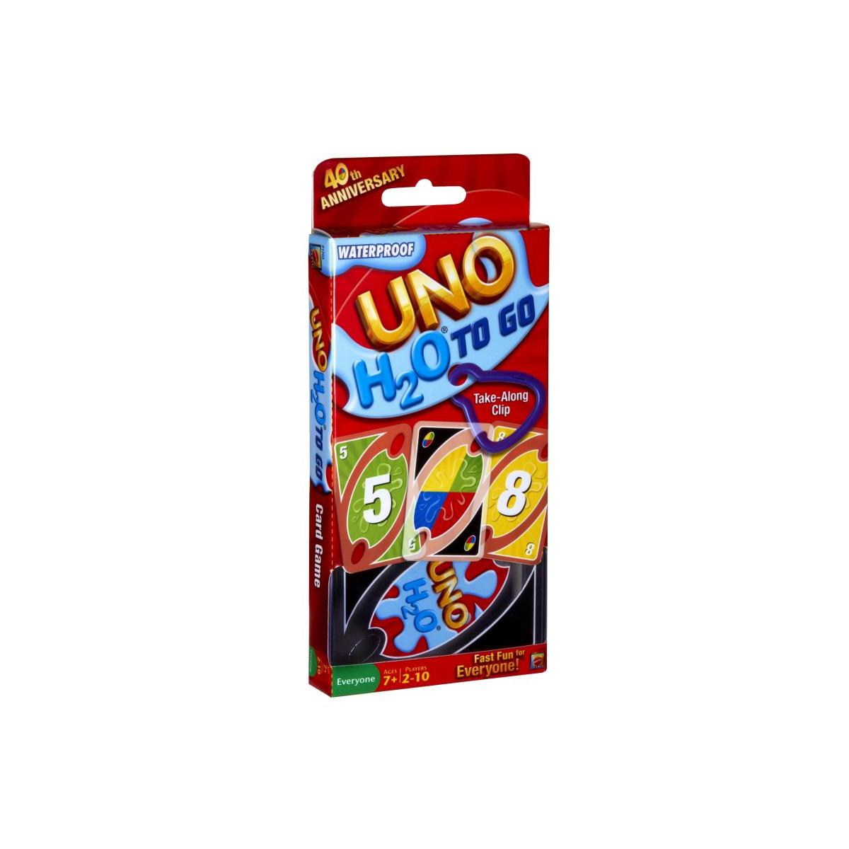 Games Gesellschaftsspiel H2o To Game Uno MATTEL Go Card -