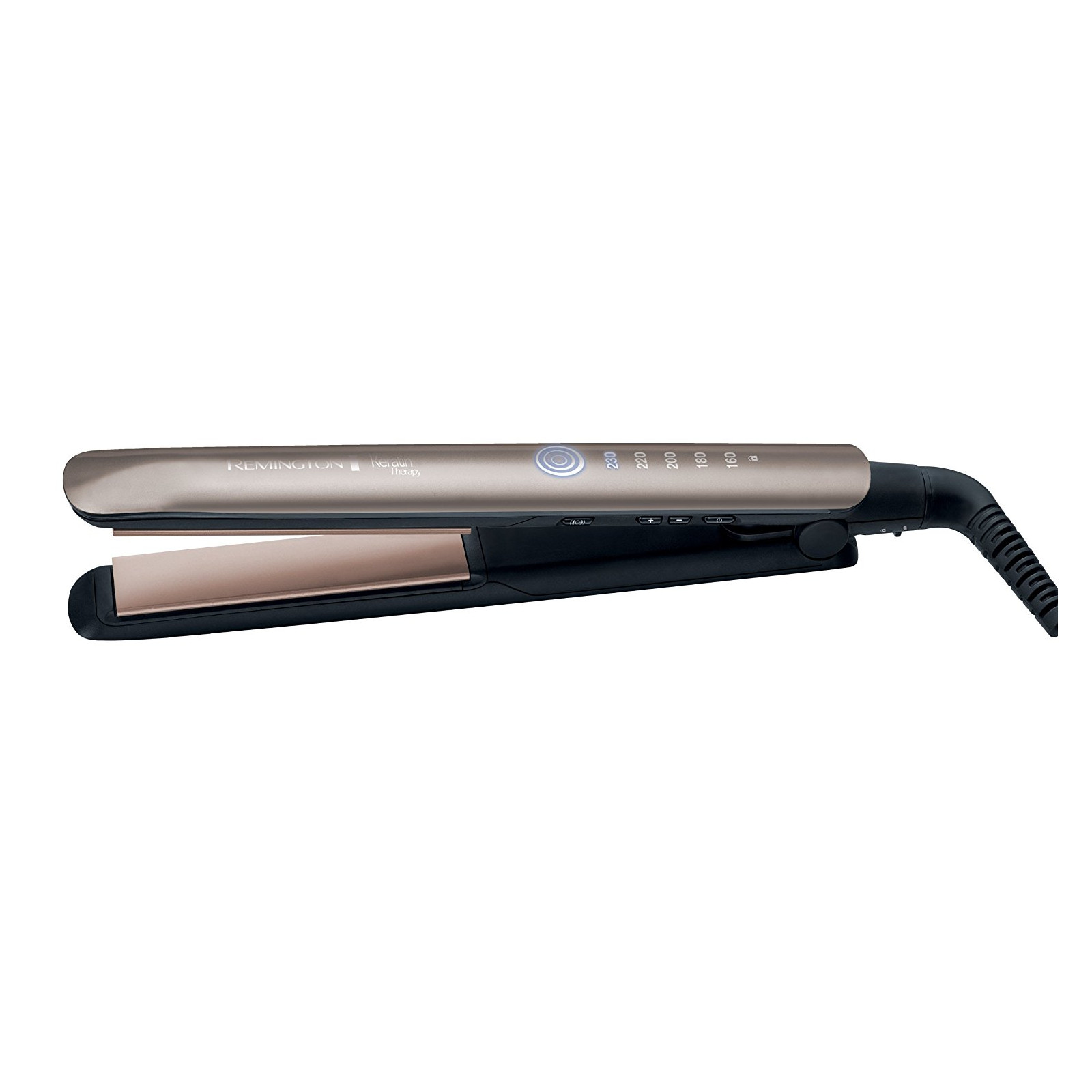 Plancha de pelo - Keratin Therapy Pro REMINGTON, 46 W, 230 °C, No aplicable