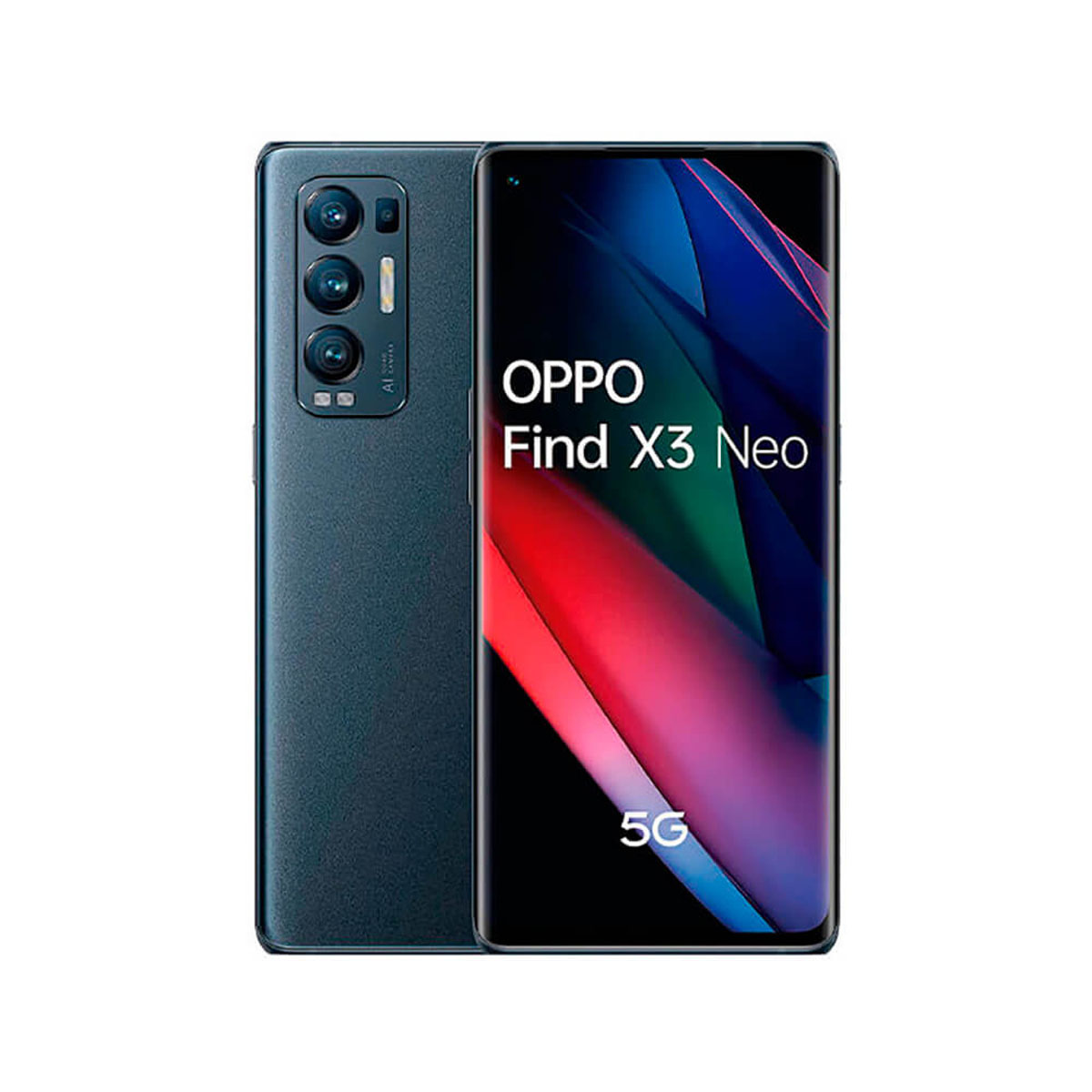 Móvil - Find X3 Neo OPPO, Negro, 256 GB, 12 GB, 6,55 ", Full HD+, Qualcomm SM8250 Snapdragon 865 5G (7 nm+) 4500 mAhmAh