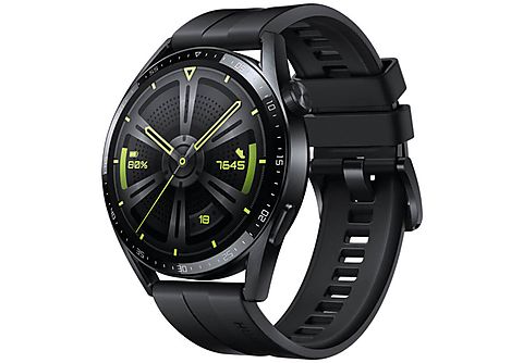 HUAWEI Watch 3 Smartwatch Fluoroelastomer, 140-210 mm, schwarz