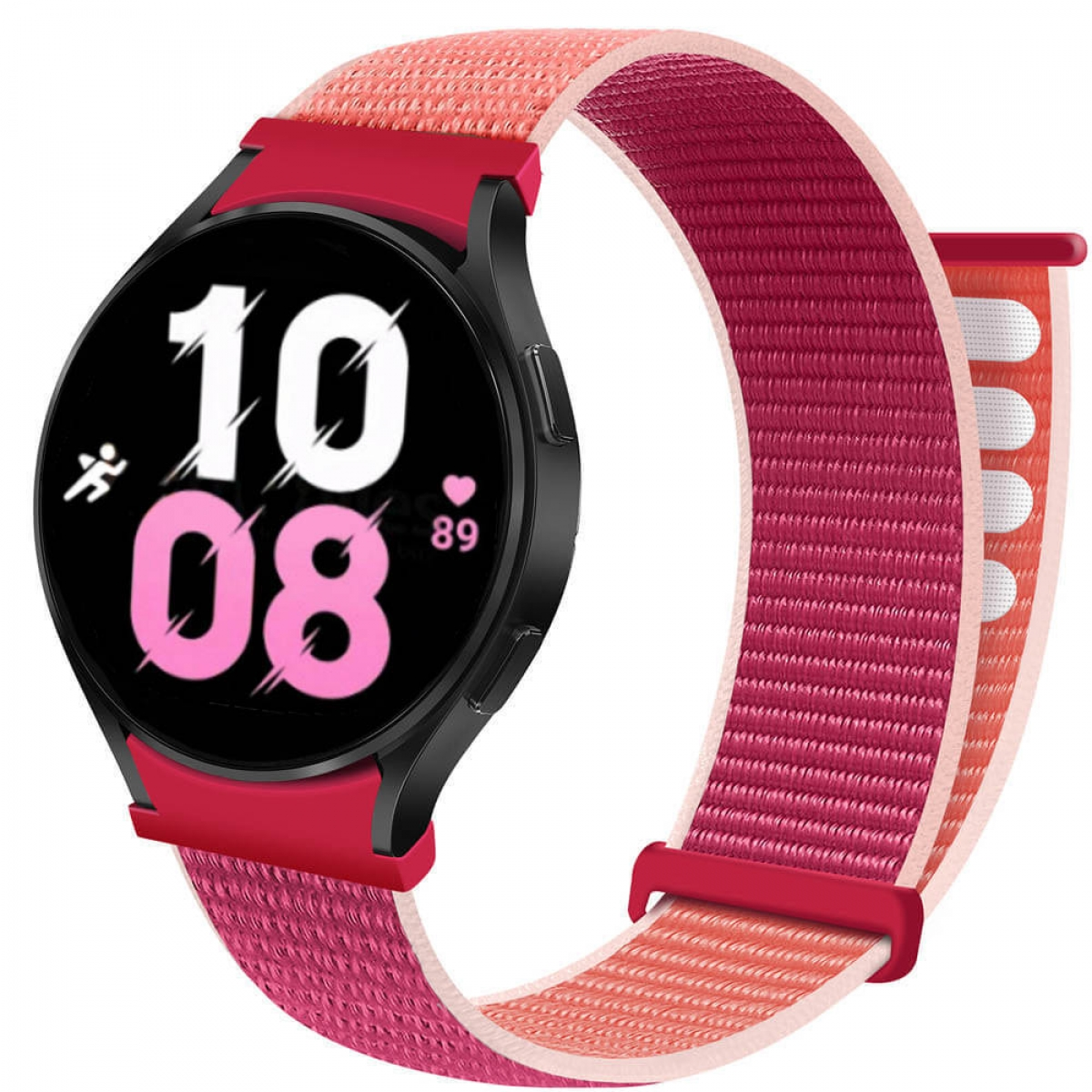 Nylon (40mm), Smartband, No-Gap, Galaxy 5 Watch CASEONLINE Samsung, Pomegranate