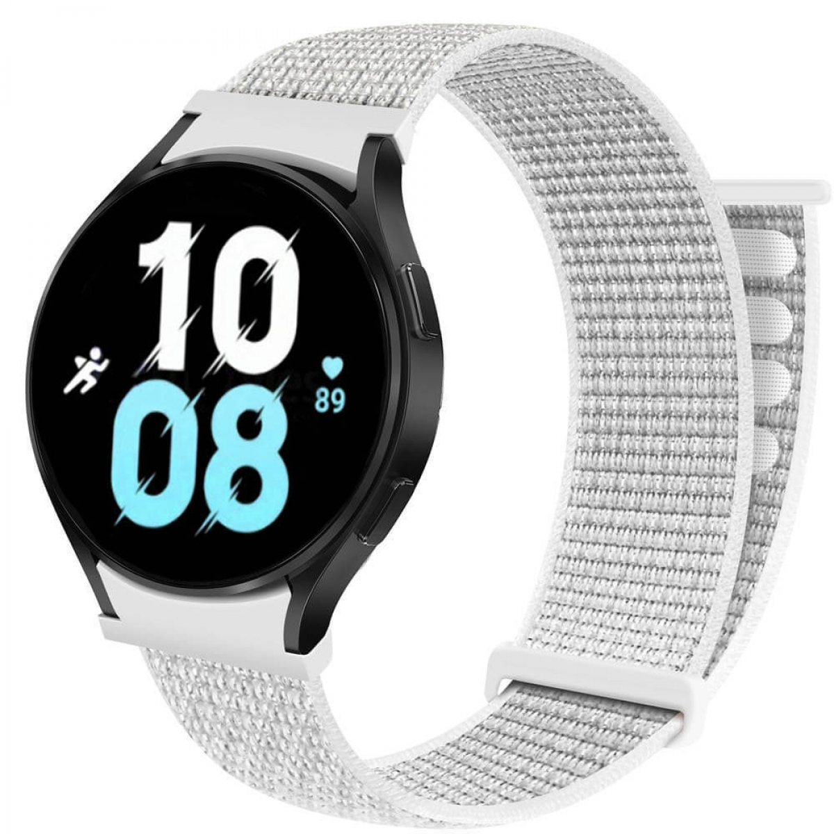 CASEONLINE Nylon No-Gap, (44mm), Summit Smartband, Samsung, Galaxy White 5 Watch