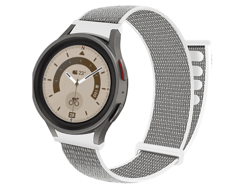 Samsung, CASEONLINE Watch Nylon No-Gap, Galaxy Pro (45mm), Smartband, Seashell 5