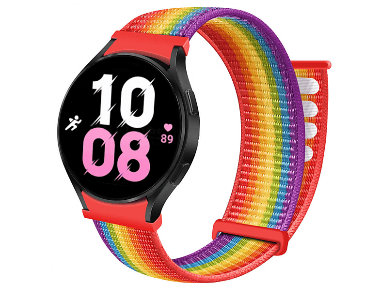 CASEONLINE Nylon No-Gap, Smartband, (40mm), Watch 5 Pride Samsung, Galaxy