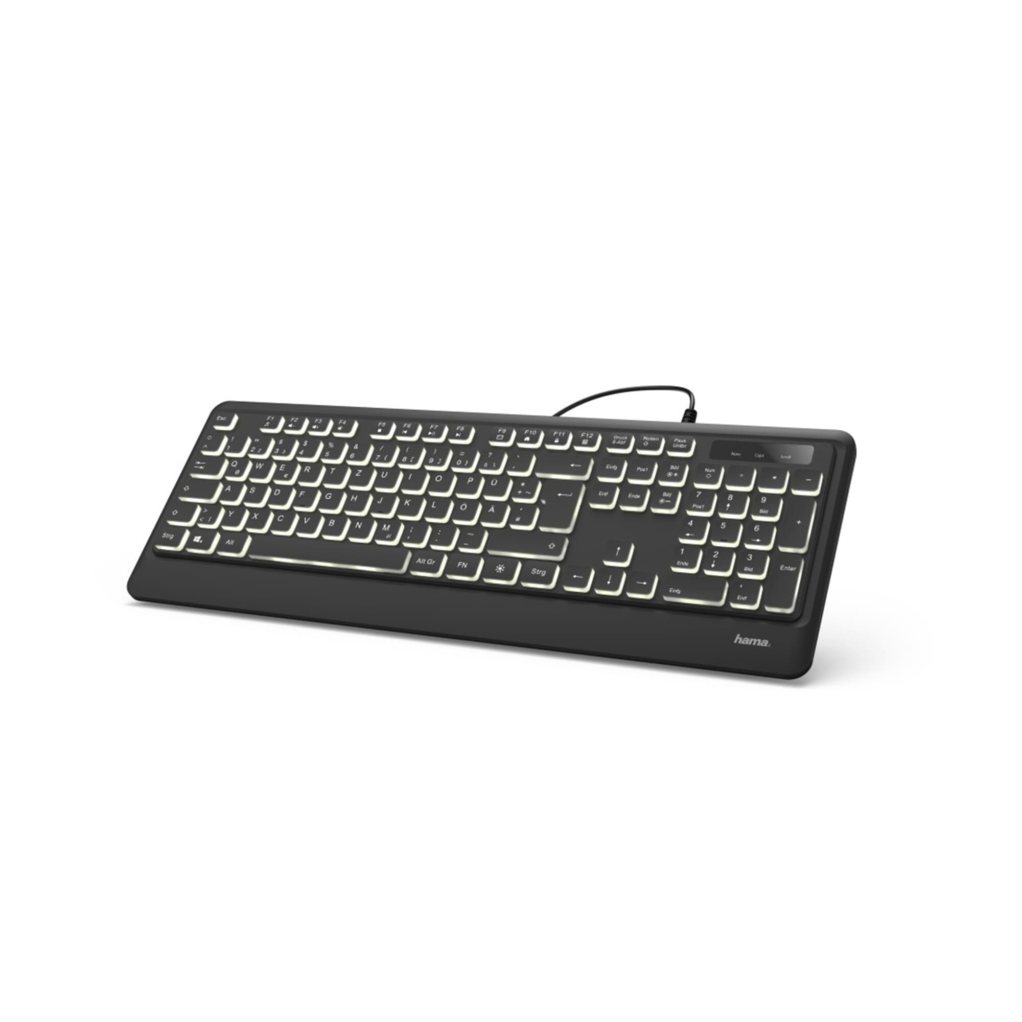 Rubberdome Tastatur, KC-550, HAMA