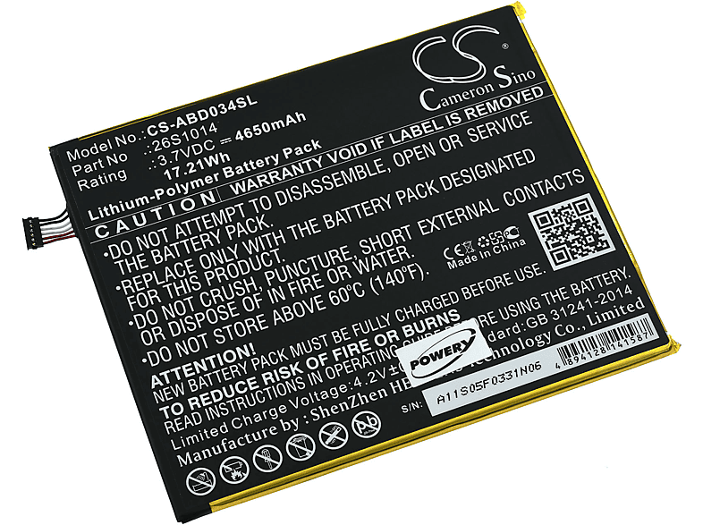 26S1014 Batteria 4750Mah Per Amazon Kindle Fire HD 8" 7a - Foto 11