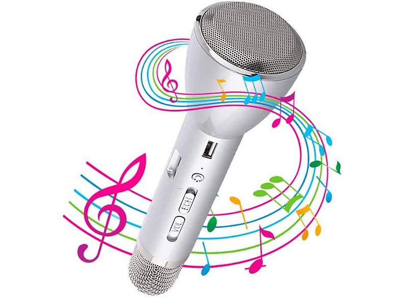Micrófono karaoke KP3121BT NK, Plata MediaMarkt