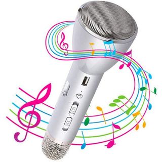 Micrófono karaoke  - KP3121-BT NK, Plata