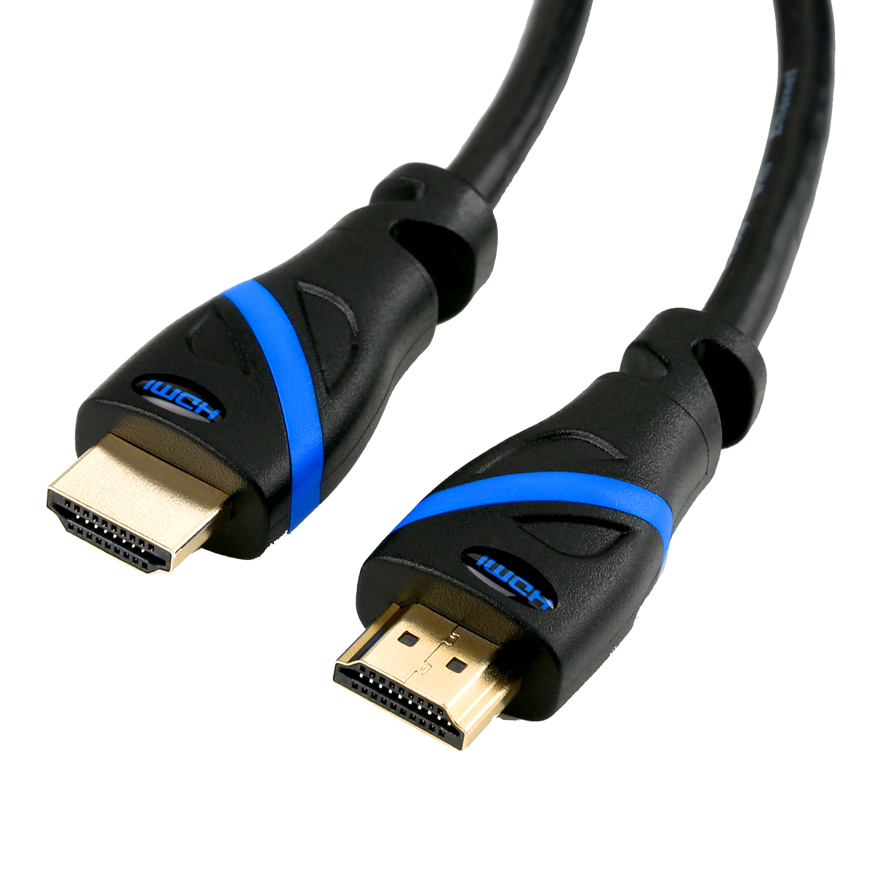 CSL HDMI Kabel, HDMI schwarz/blau Kabel, 5m 2.0