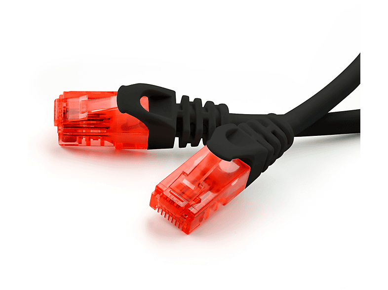 CSL 2m Kabel, schwarz LAN Cat6 Patchkabel