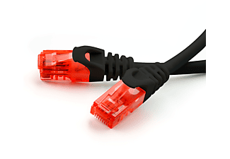 CSL Patchkabel LAN Kabel, schwarz