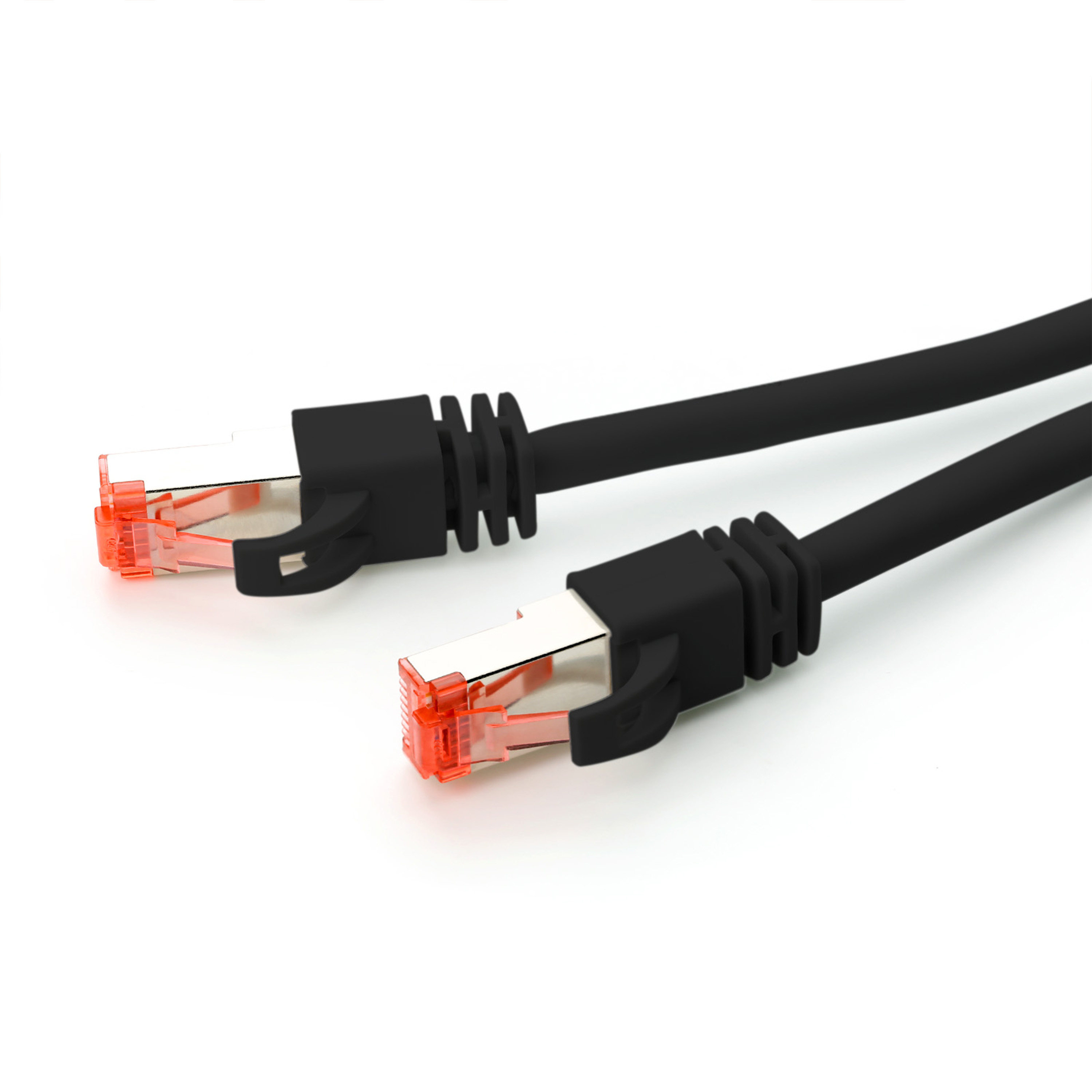 CSL 30m Patchkabel, Cat7 LAN Kabel, schwarz