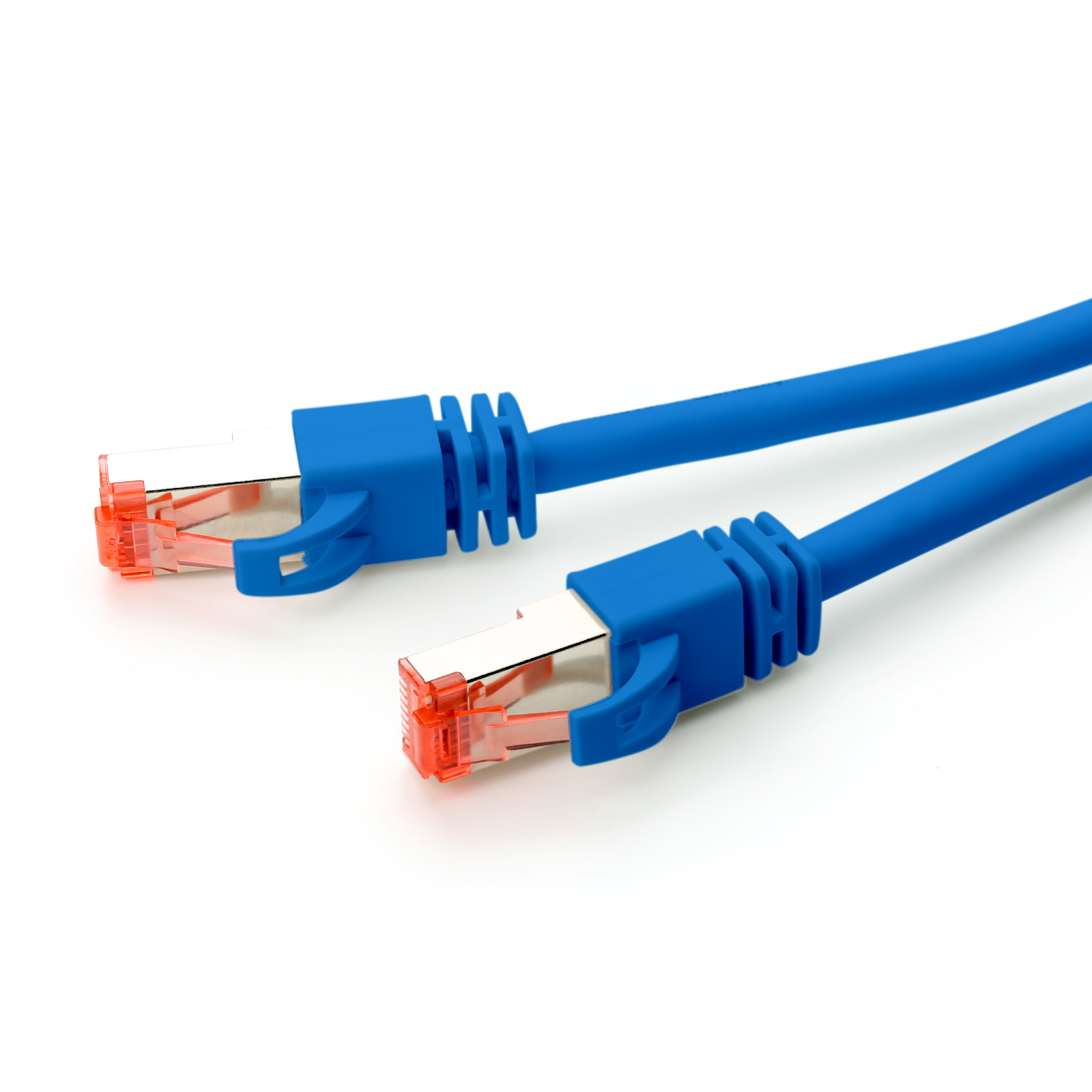 LAN 0,5m Kabel, Patchkabel, blau CSL Cat7