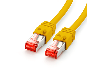 CSL 0,5m Patchkabel, Cat7 Netzwerkkabel, gelb