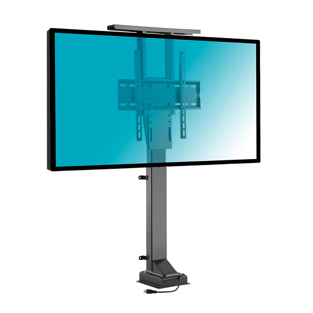 Soporte Motorizado Para tv 4965 kimex 0186064 de televisor 3765 instalación suelo o techo 49 65 75x75 600x400