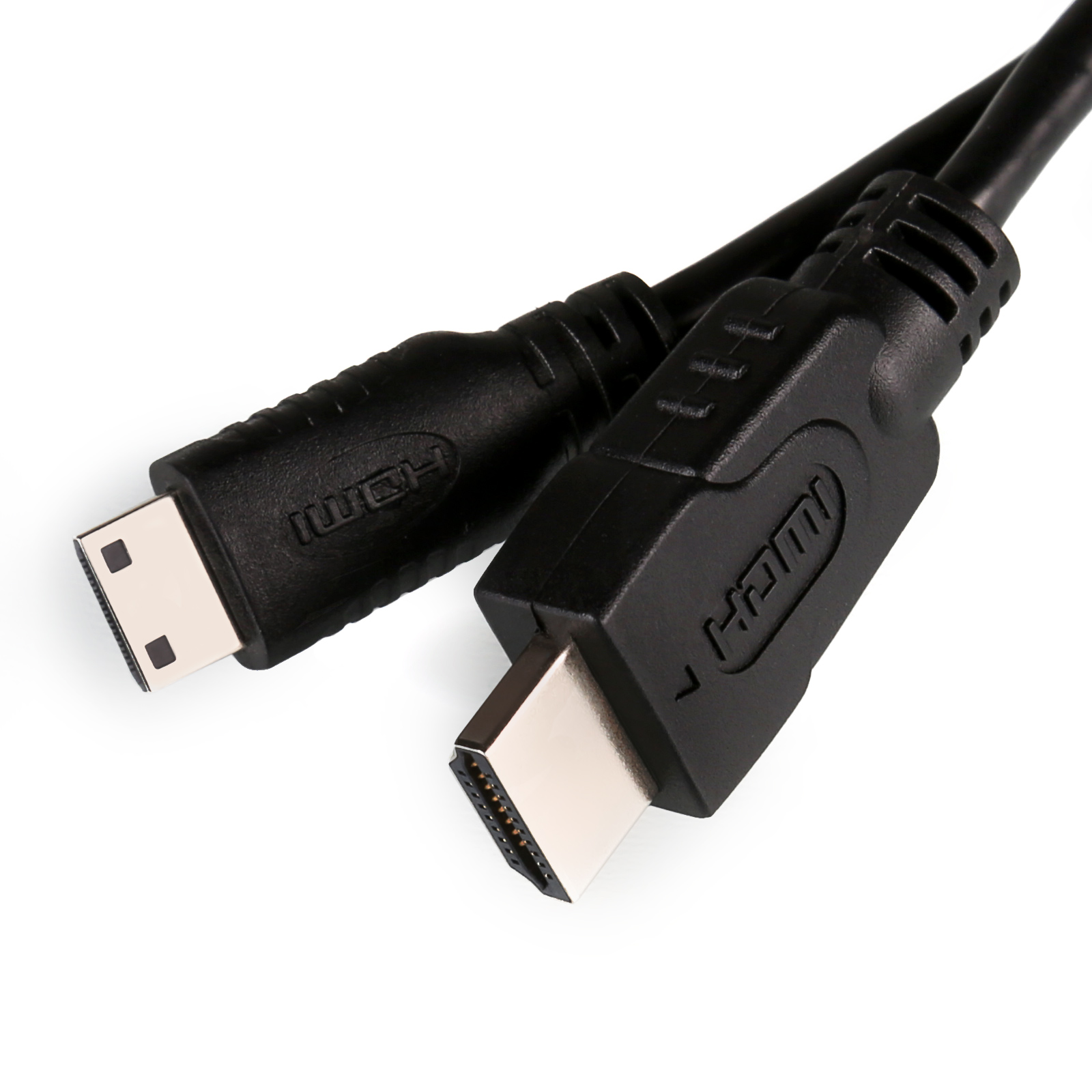 CSL MiniHDMI 2.0 schwarz HDMI 1,3m Kabel, Kabel