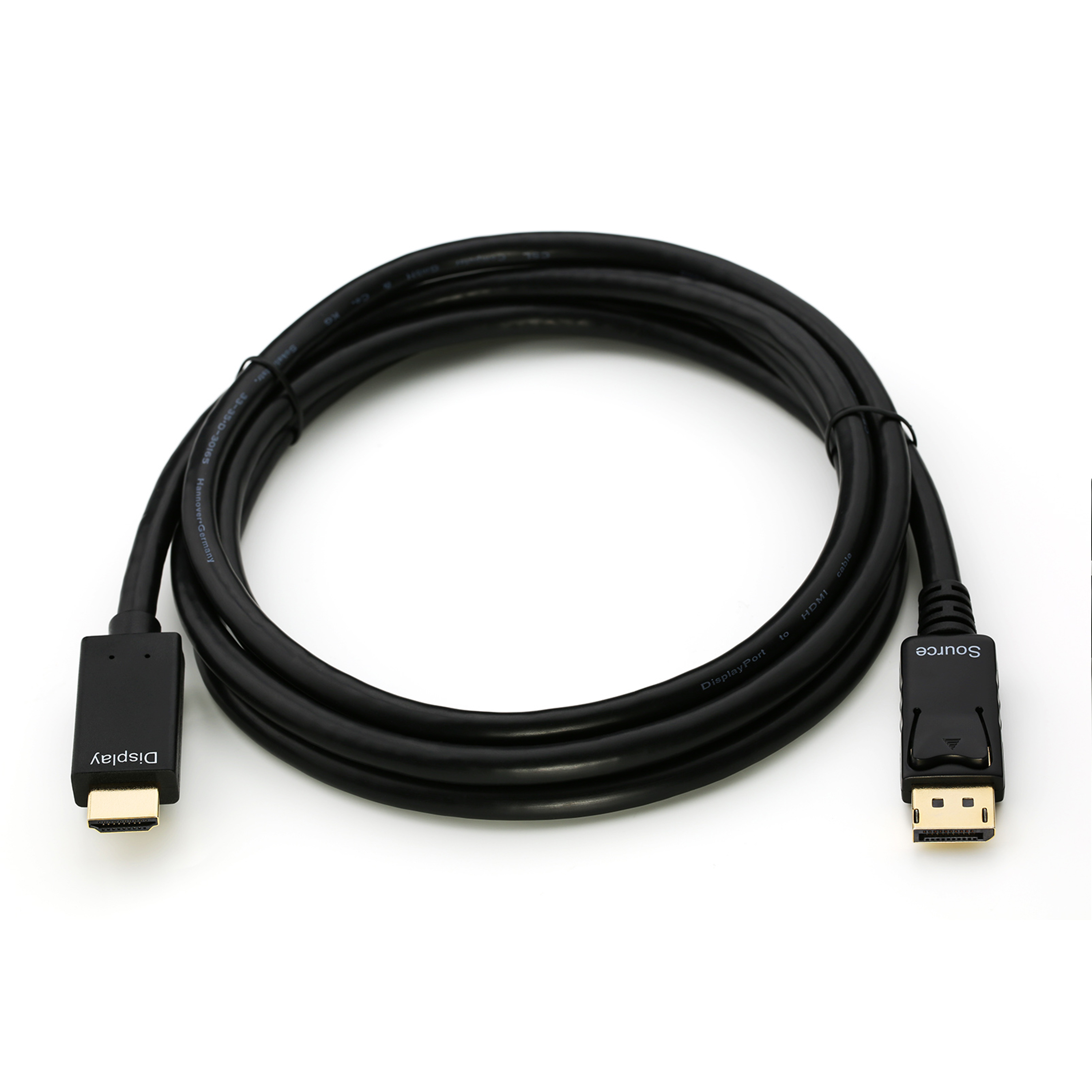 Kabel, DisplayPort 2m HDMI schwarz CSL Kabel,