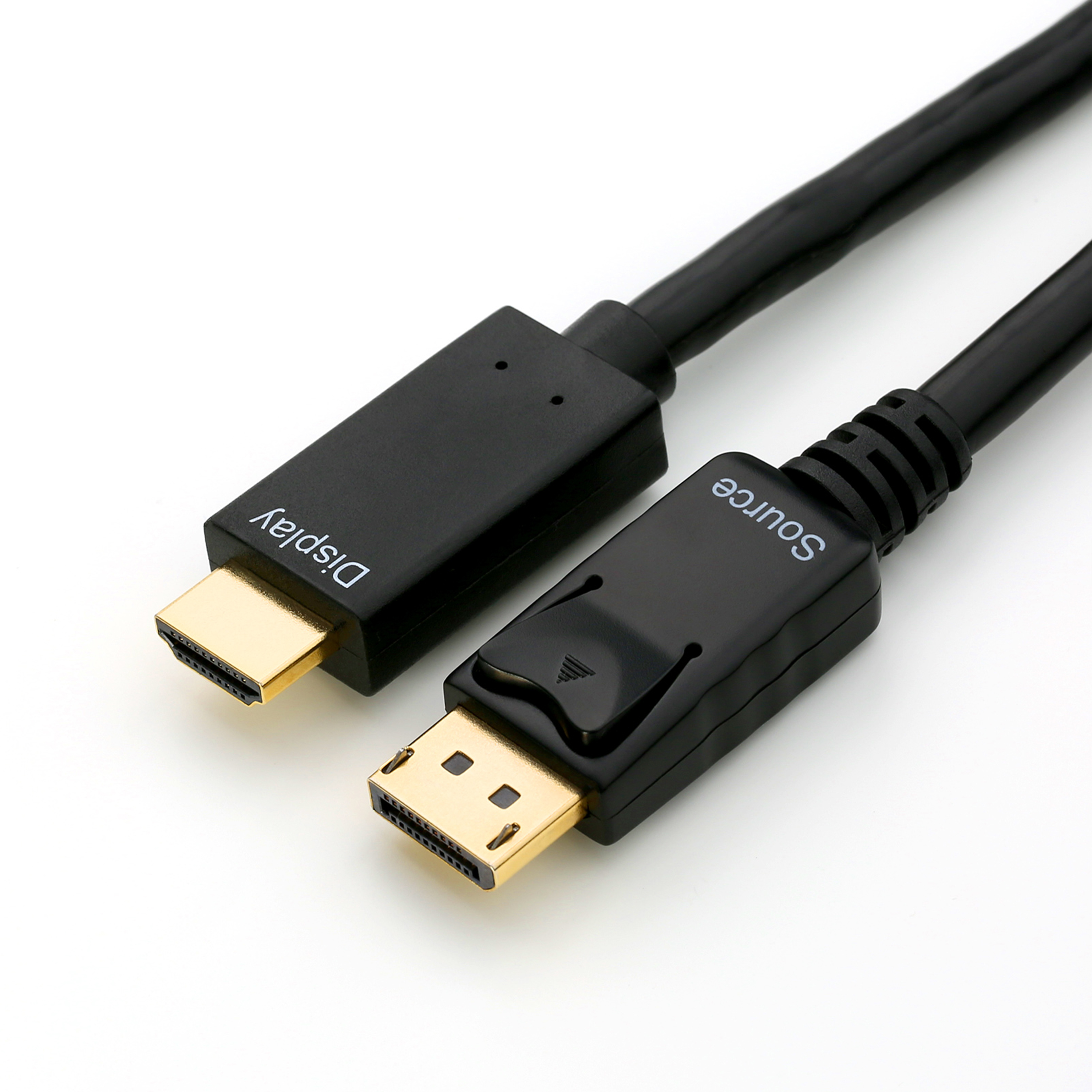 CSL DisplayPort 3m Kabel, schwarz Kabel, HDMI