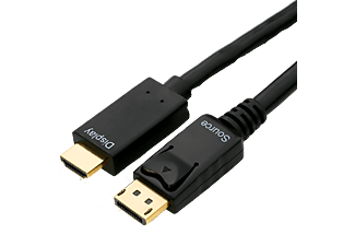kever Schat Systematisch CSL DisplayPort / HDMI 2.0 Kabel, 3m HDMI Kabel, schwarz | MediaMarkt