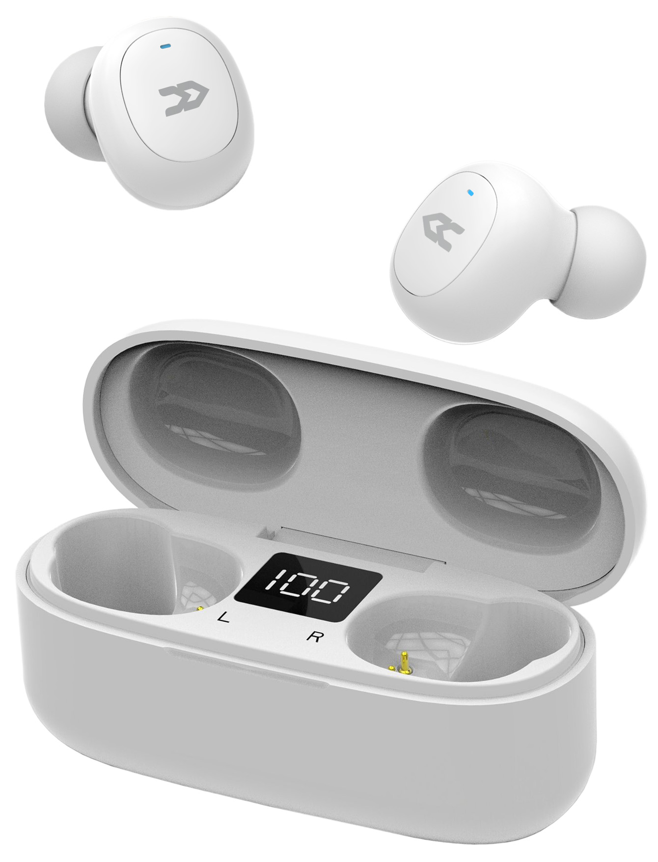 Auriculares inalámbricos - AV-TW5006W TWS AVENZO, Intraurales, Bluetooth, blanco