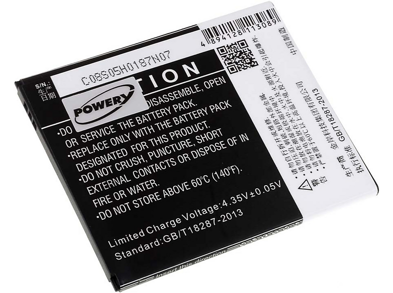 POWERY Akku für Lenovo K32C36 Li-Polymer Akku, 3.8 Volt, 2700mAh