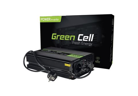 GREEN CELL Wechselrichter Spannungswandler 12V auf 230V Energieversorgung