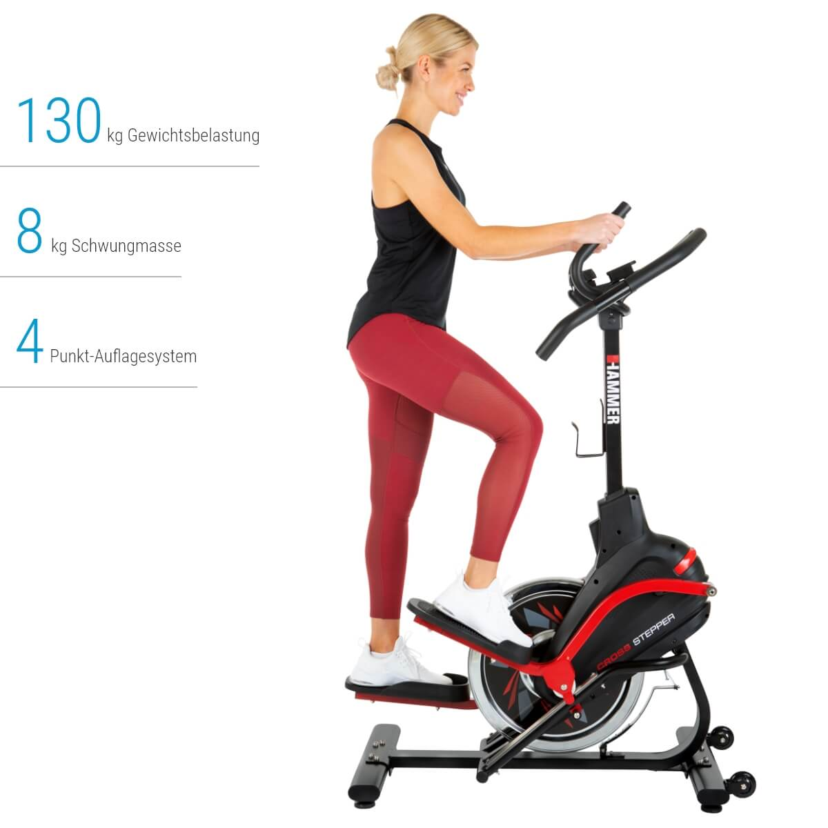 HAMMER Cross Stepper Stepper, Schwarz | MediaMarkt