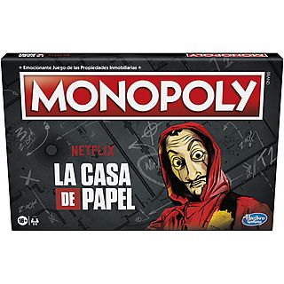 Juego de mesa  - MONOPOLY LA CASA DE PAPEL - Versión en español MONOPOLY, 16 años+, Multicolor